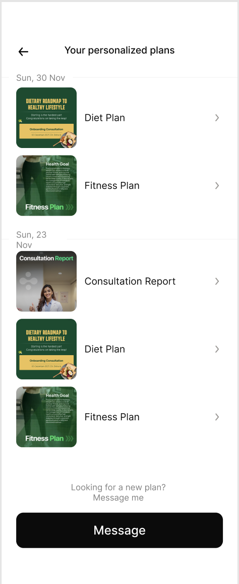 Disha plans dashboard